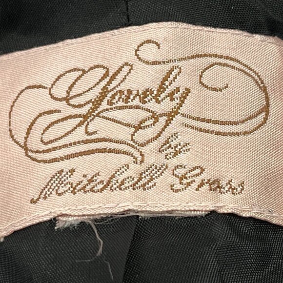 Lovely Gray & Black Floral Patterned Blazer Jacket Women’s - Picture 7 of 8